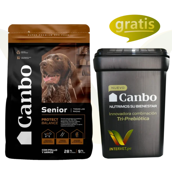 Canbo Dog Food Protect Balance Senior + Tacho Canbo Gratis
